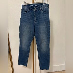 Old Navy Women’s High Rise WOW straight Jeans in Dark Blue Sz 8 short